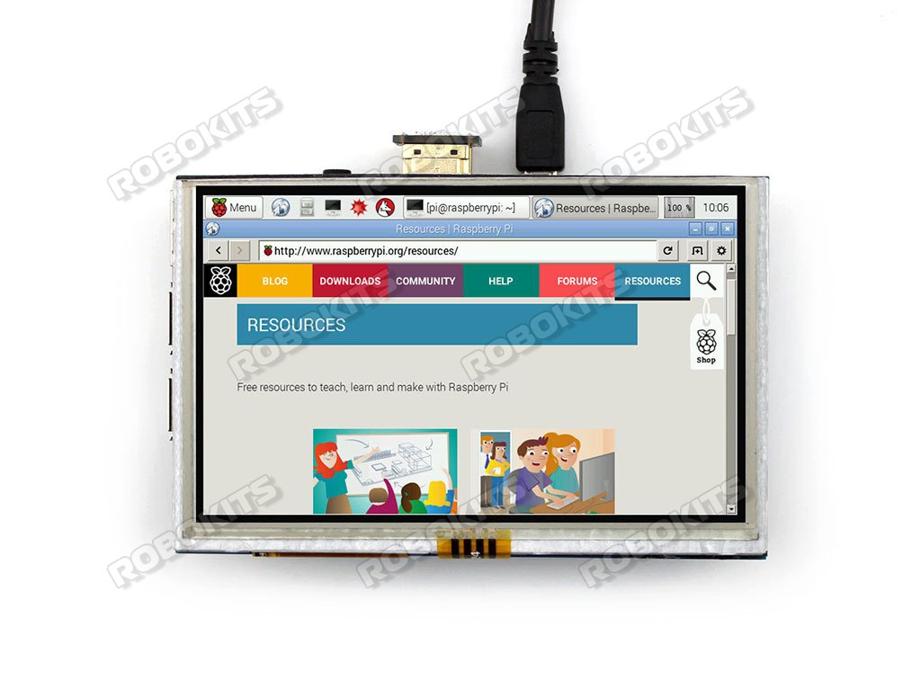 Raspberry Pi HDMI 5 Inch LCD Monitor with Touchscreen 800*480 - Click Image to Close