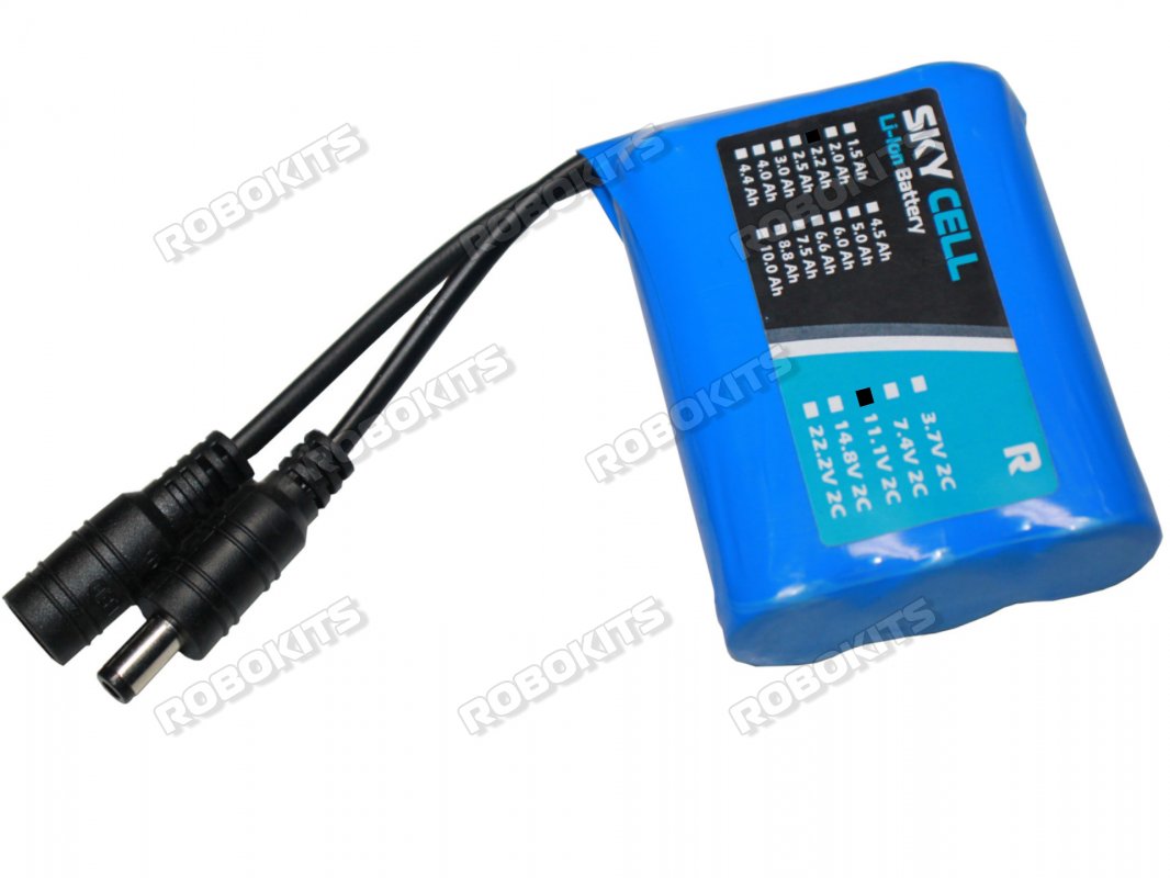 Li-Ion 11.1V 2200mAh (2C) With inbuilt Charger-Protection - Click Image to Close
