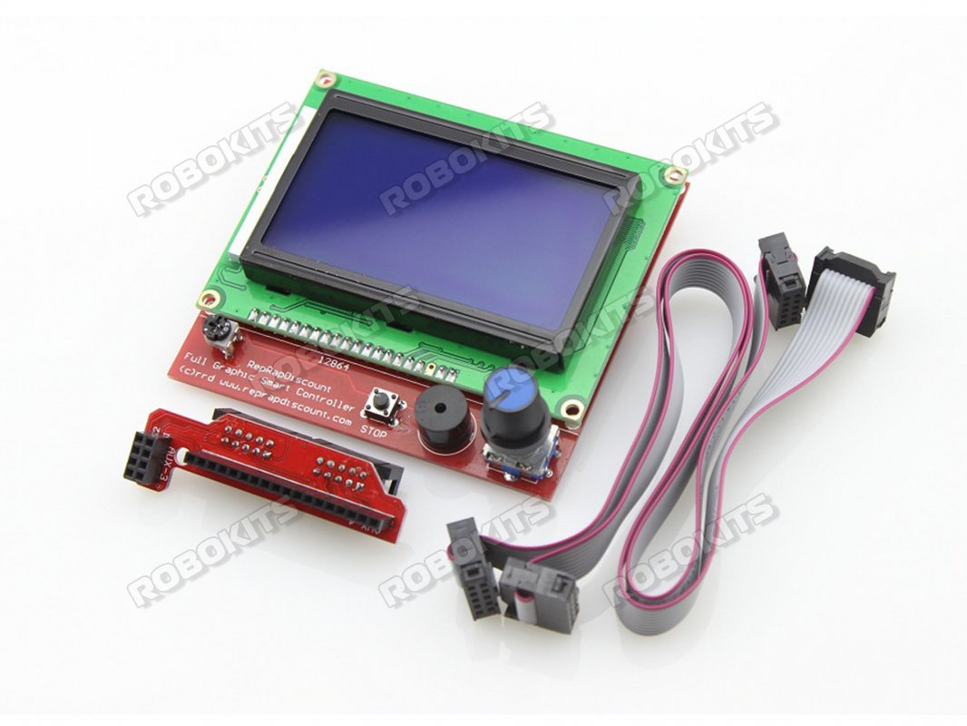 3D Printer LCD Smart controller 128x64 Version Ramps 1.4 - Click Image to Close