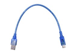 USB Cable (USB 2.0 Male to USB 2.0 Type C Male) Foil Braided Shielding Data Transfer Cable 30cm