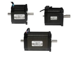 Stepper Motor with Dual Shaft