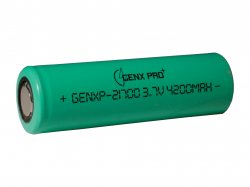 GenX pro INR21700 3.7V 4200mAh Li-Ion Cell 30A(7C) (Original)
