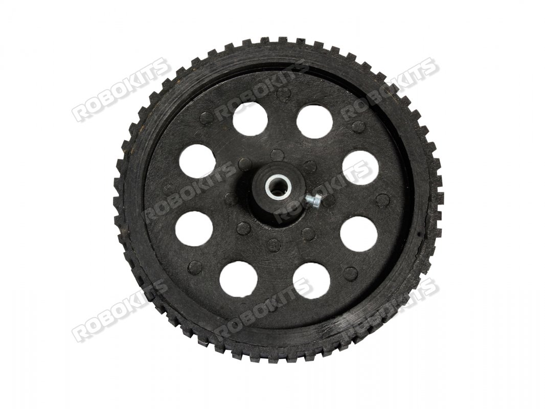 Tracked wheel 110MM Diameter 20MM Width 6MM ID - Click Image to Close