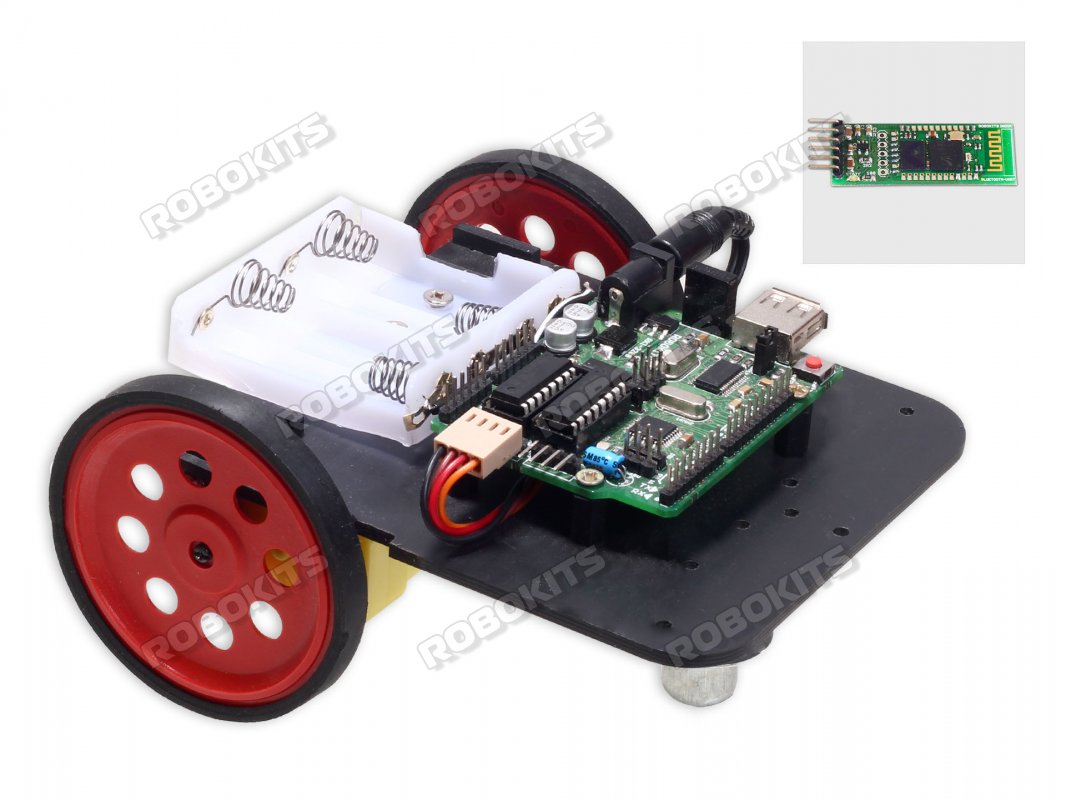 Bluetooth Wireless Robot DIY Kit Compatible with Arduino - Click Image to Close