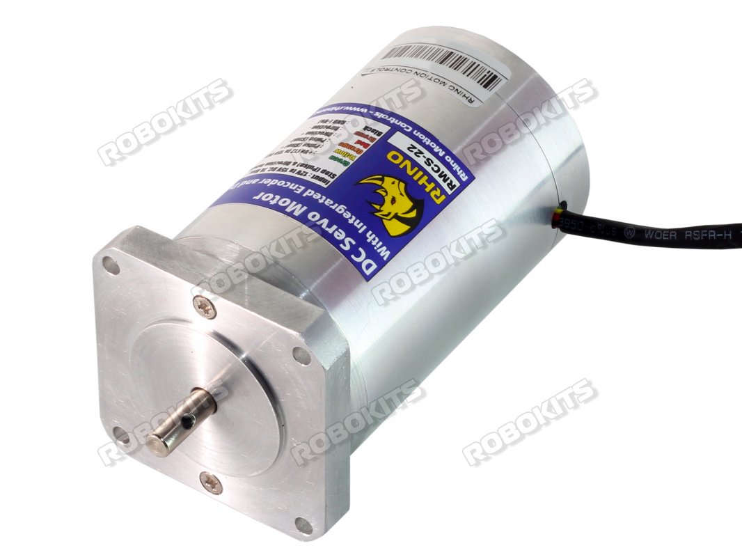 Nema23 High Torque Encoder DC Servo Motor 200RPM w/ UART/I2C/PPM Drive - Click Image to Close