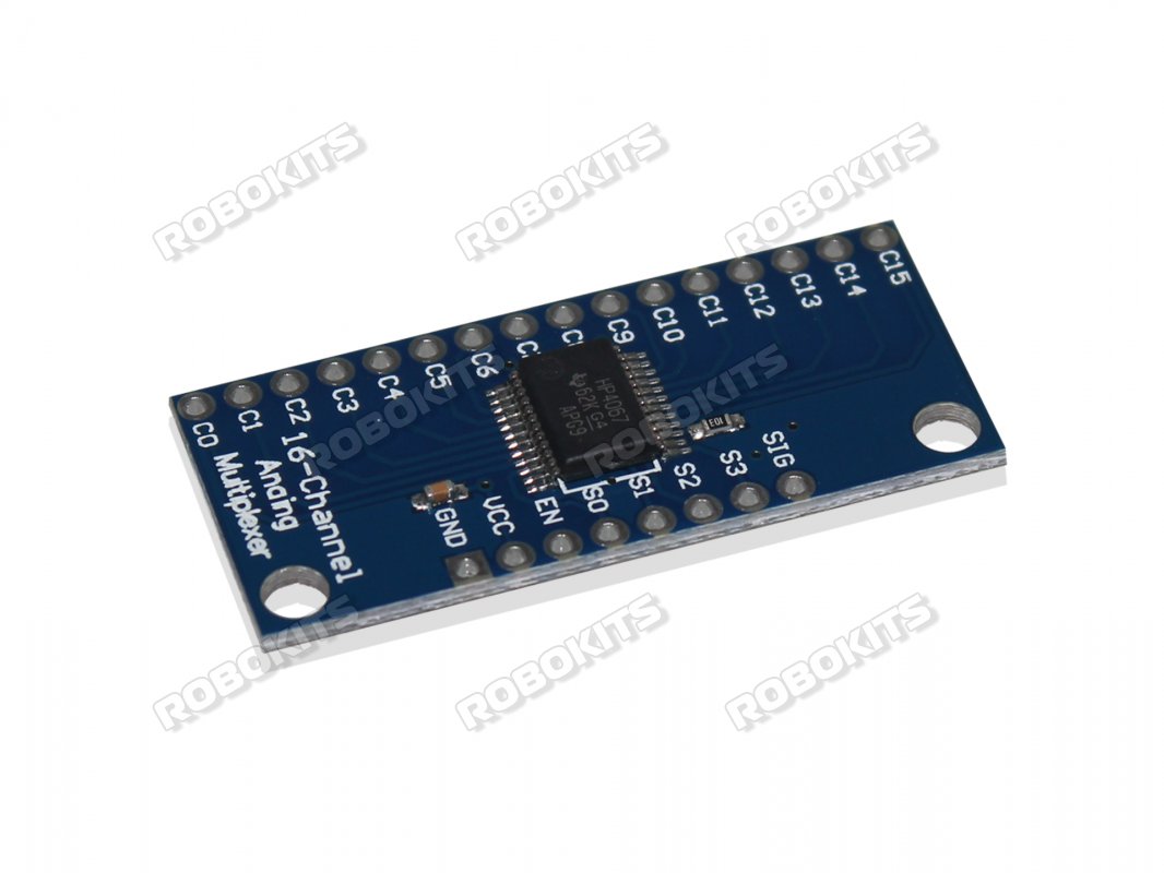 CD74HC4067 ​​CMOS 16-Channel Analog/Digital Multiplexer Breakout Module - Click Image to Close