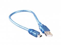 USB Cable (USB 2.0 A to USB 2.0 Mini B) compatible with Arduino Nano - 30 CM