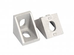 L Shape Aluminium Clamp With Straight Angle for 2020 Profile MOQ 4pcs