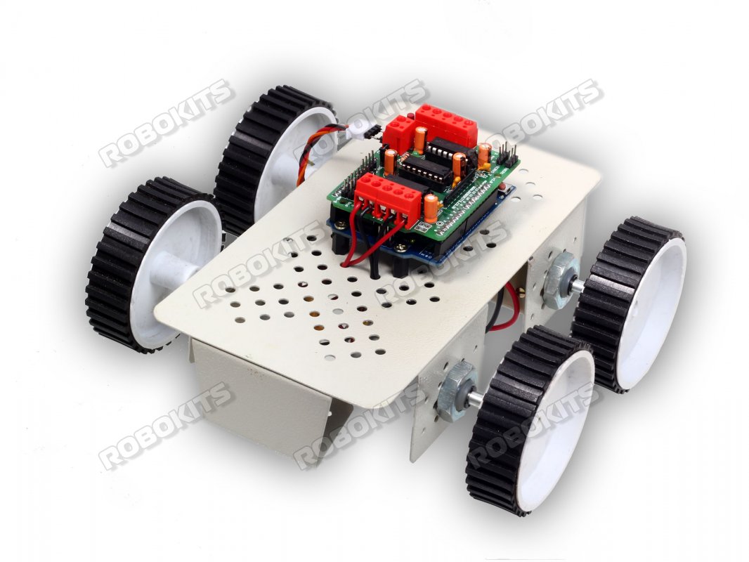 Uno R3 Based Robot Starter Kit compatible with Arduino - Click Image to Close