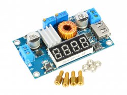 XL4015 5A Step Down Module With Display And USB Output Input 5-36V Output 1.25-32V