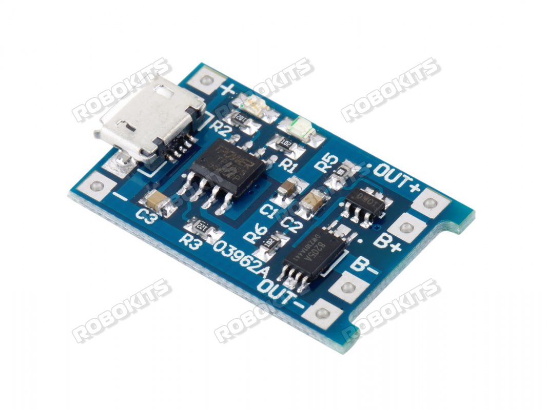 TP4056 1.2A 5V Li-Ion Battery Charge/Discharge Protection Module - Click Image to Close