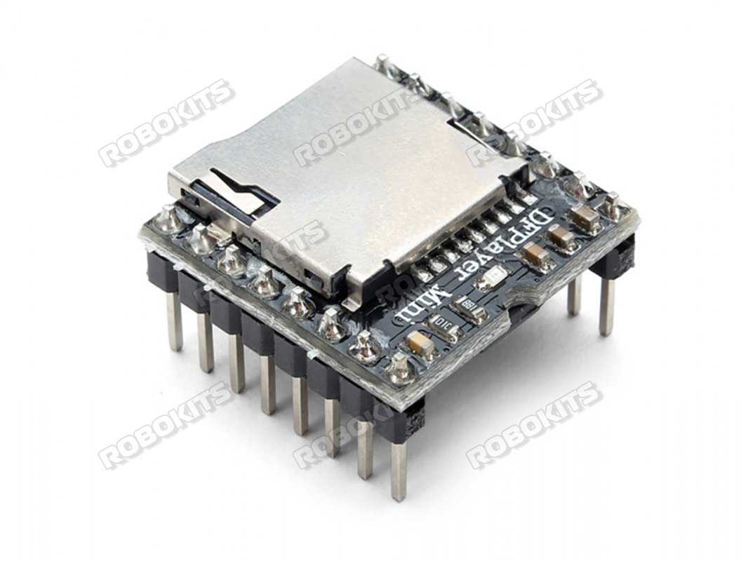 Mp3 Player Module with SD Card Interface compatible with Arduino - Click Image to Close