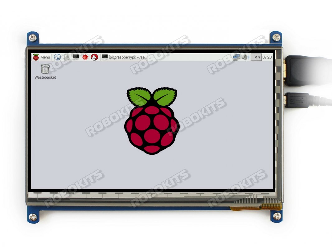 Raspberry Pi HDMI 7 Inch LCD Capacitive Touchscreen 10point Touch 800 x 480 - Click Image to Close