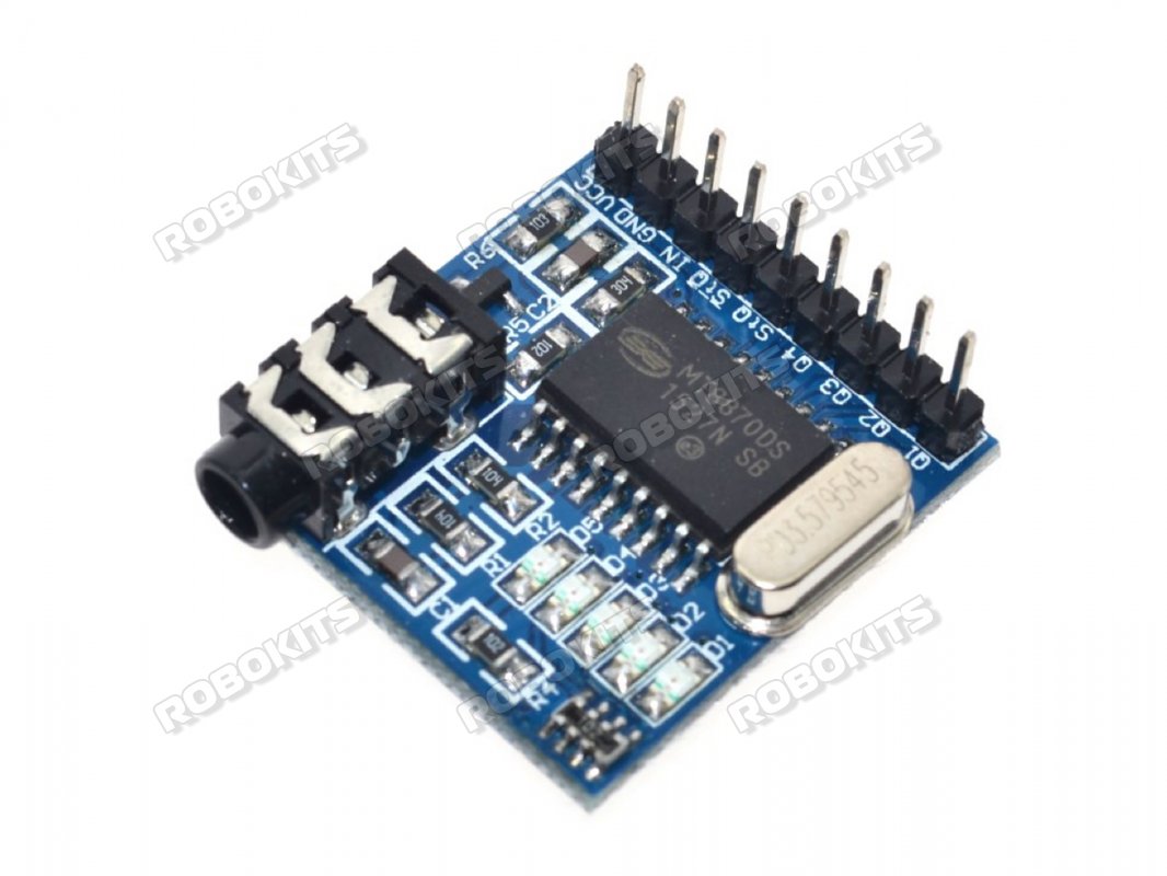 DTMF Decoder module based on MT8870 - Click Image to Close