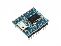 JQ6500 Mini MP3 Voice Module 16Mbit Flash memory UART