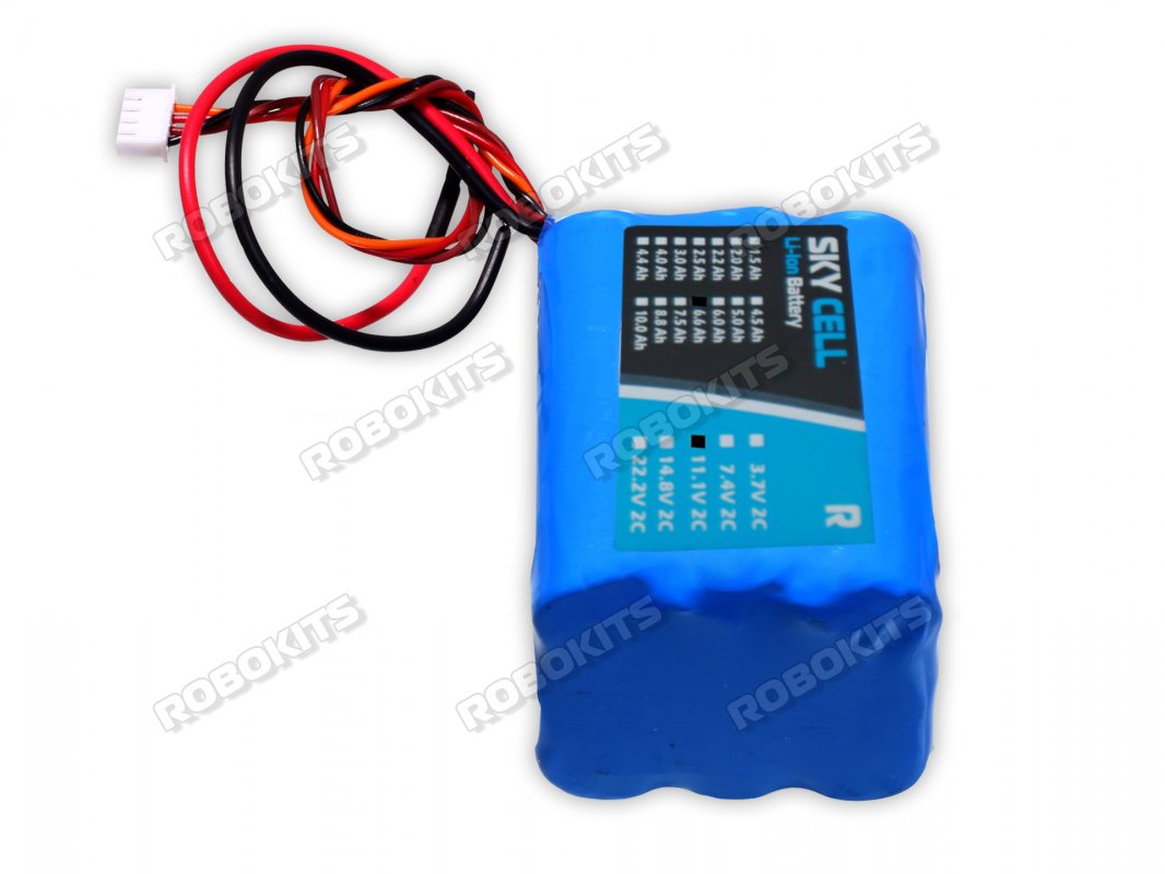 Lithium-Ion Rechargeable Battery Pack 11.1V 6600mAh (2C) without bms - Click Image to Close