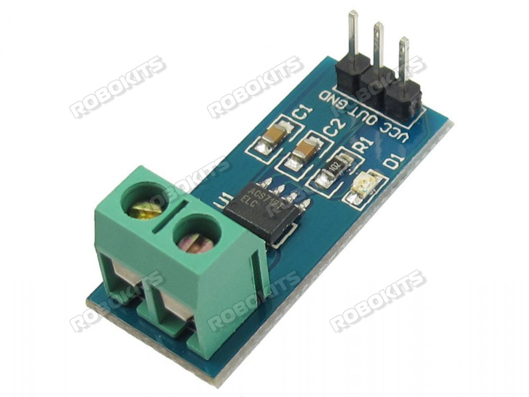 Current Sensor Module 20A ACS712 - Click Image to Close