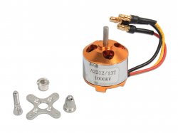 RC Brushless Motor 2212 1000KV with Soldered Banana Connector