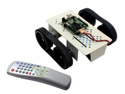 TrackBot - IR Remote Controlled Robot - DIY Kit