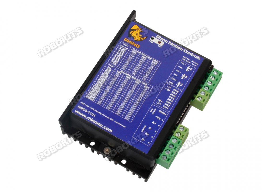 Rhino Micro-Stepping Stepper Motor Drive 18-80V 7Amp - Click Image to Close