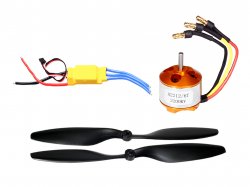 RC Motor 2212 2200KV with SimonK 30A ESC and Propeller Pair