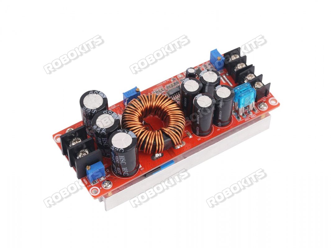 SZ-BT07CCCV 1200W 20A DC Converter Boost Step Up Power Supply Module Input 10-60V Output 12-83V - Click Image to Close