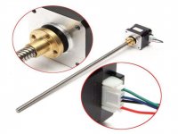 Nema17 Stepper Motor With T8 310mm TWO Start Lead screw For 3D Printer/CNC
