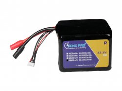 GenX Pro 22.2V 6S4P 16800mAh 120A/160A Discharge Premium Lithium Ion Rechargable Battery