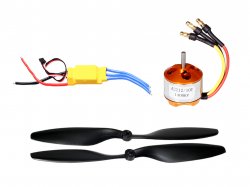 RC Motor 2212 1400KV with SimonK 30A ESC and Propeller Pair