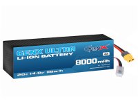 GenX Ultra 14.8V 4S2P 8000mah 20C/40C Discharge Premium Lithium ion Rechargeable Battery