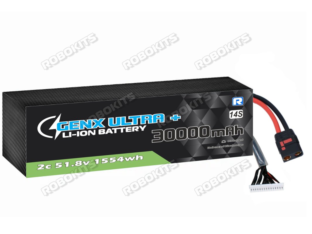 GenX Ultra+ 51.8V 14S5P 30000mah 2C/5C Premium Lithium Ion Rechargeable Battery