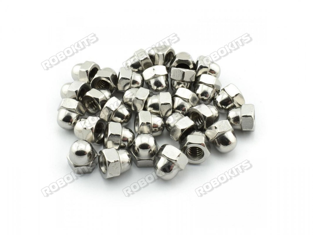 M4 Dome Nuts Stainless Steel 304 MOQ 15 Pcs