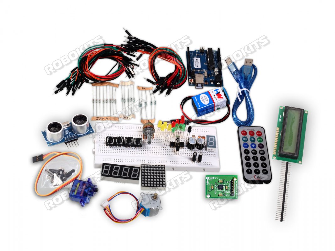 Uno R3 Based Starter Kit Advance compatible with Arduino