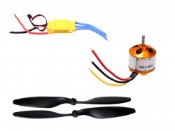 RC Motor 2212 1000KV with SimonK 30A ESC and Propeller Pair