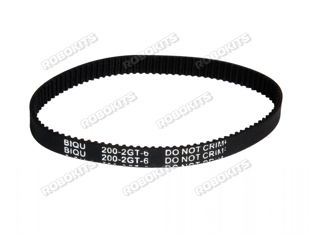 GT2 6mm Closed Timing Belt 200mm - Click Image to Close