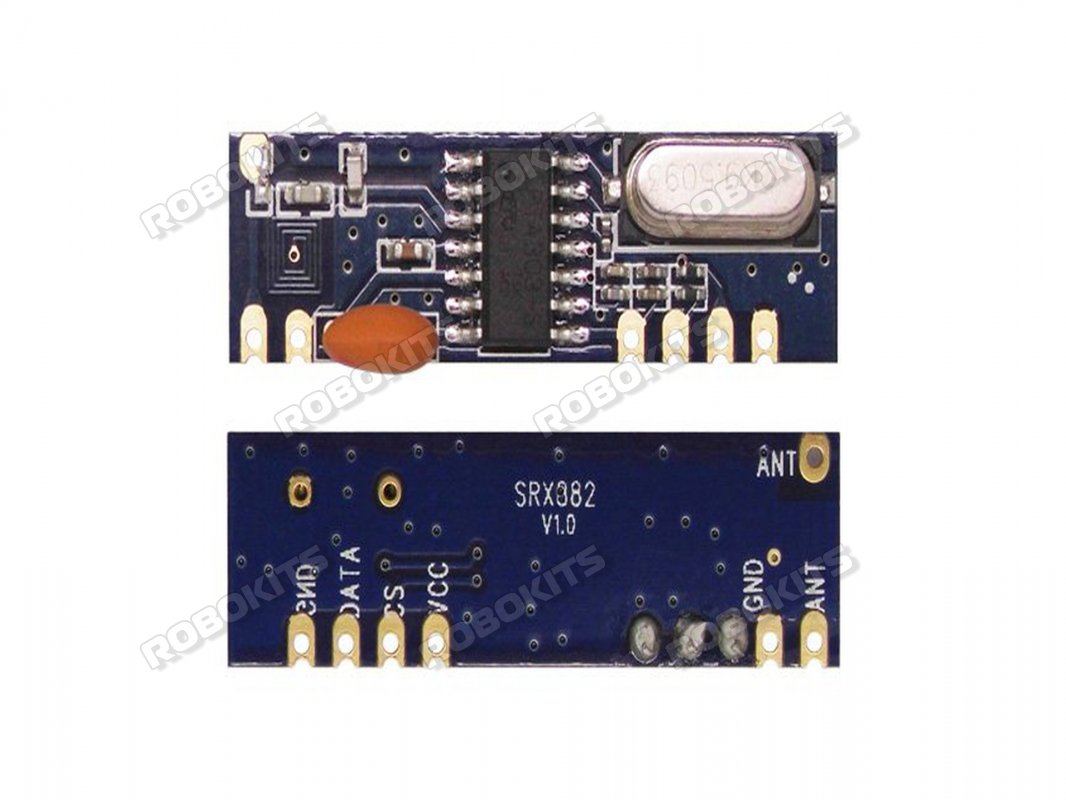 433MHz STX882 ASK Transmitter Module + SRX882 Superheterodyne Receiver Module + Antenna - Click Image to Close