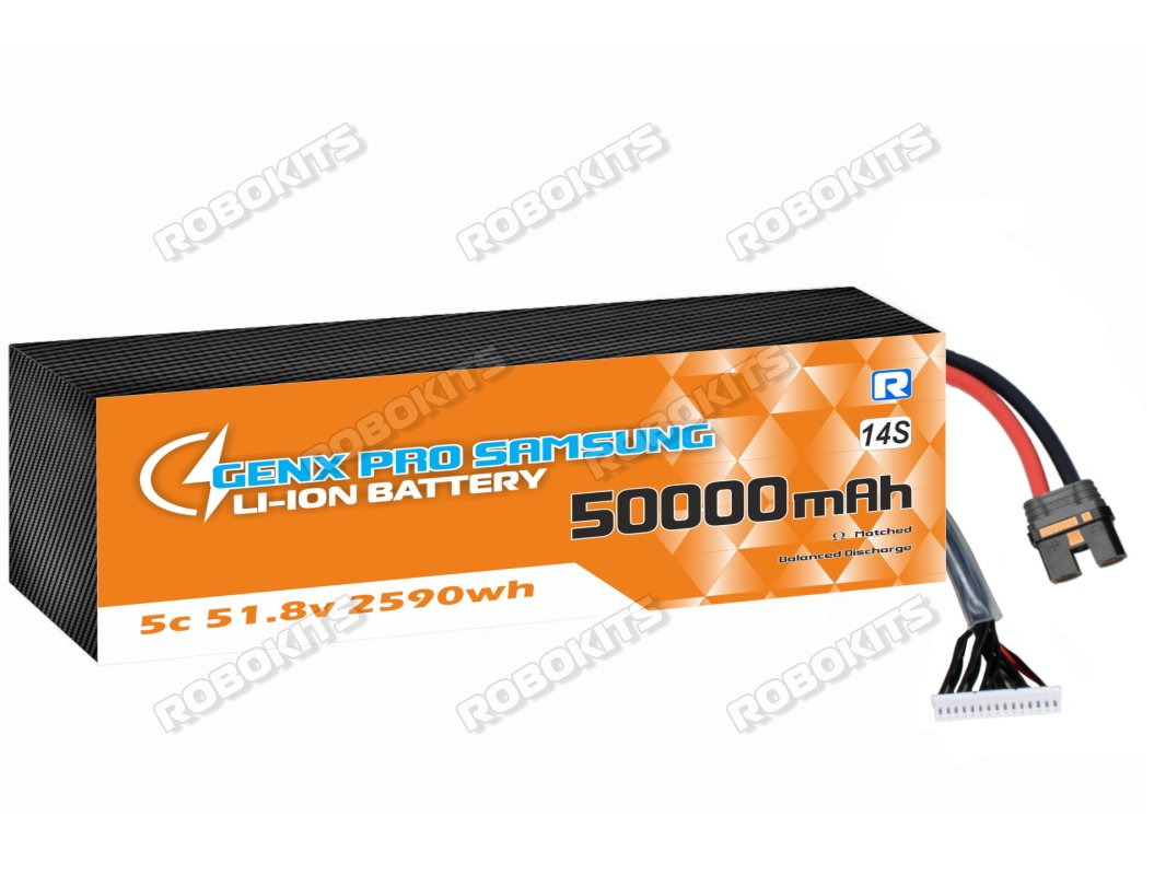 GenX Pro Samsung 51.8V 14S10P 50000mah 5C/10C Premium Lithium Ion Rechargeable Battery