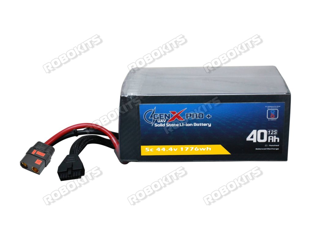 GenX Pro+ Solid State High Energy Density 44.4V 12S 40000mah Premium Li-ion Battery 350Wh/kg