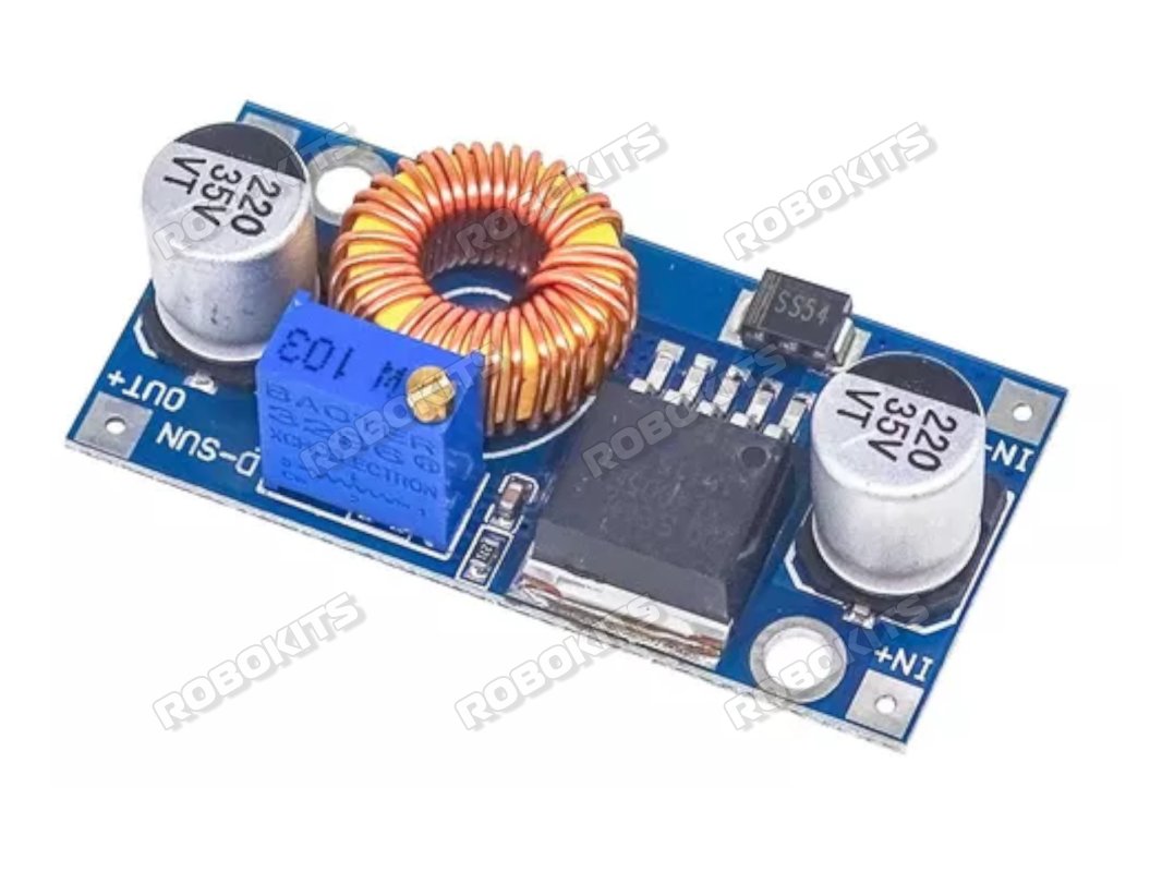 Step down DC-DC adjustable voltage regulator 5V-32V 5A (XL4015E1 Based)