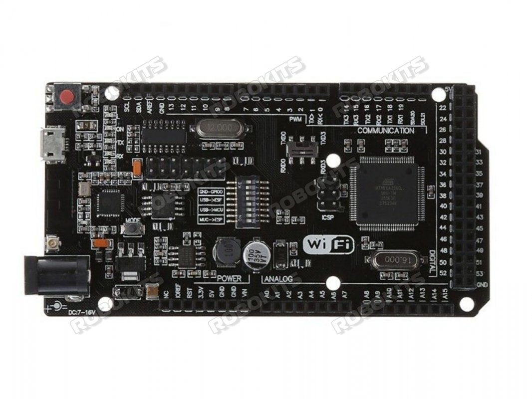 Mega +WiFi R3 Atmega2560+NodeMCU ESP8266 32Mb Memory USB-TTL CH340G Compatible For Arduino Mega - Click Image to Close