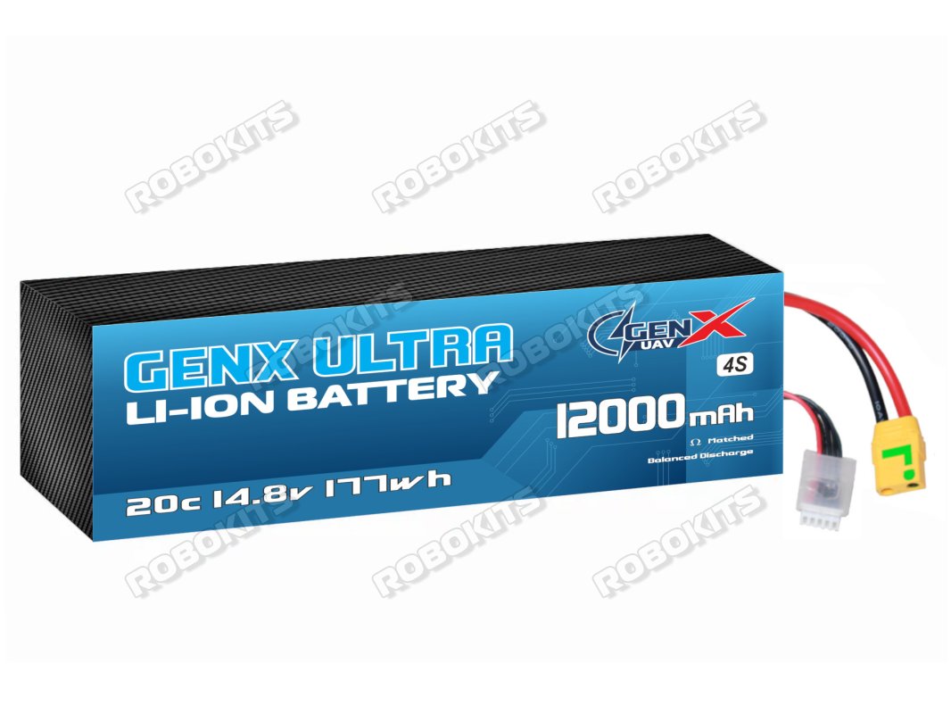 GenX Ultra 14.8V 4S3P 12000mah 20C/40C Discharge Premium Lithium ion Rechargeable Battery