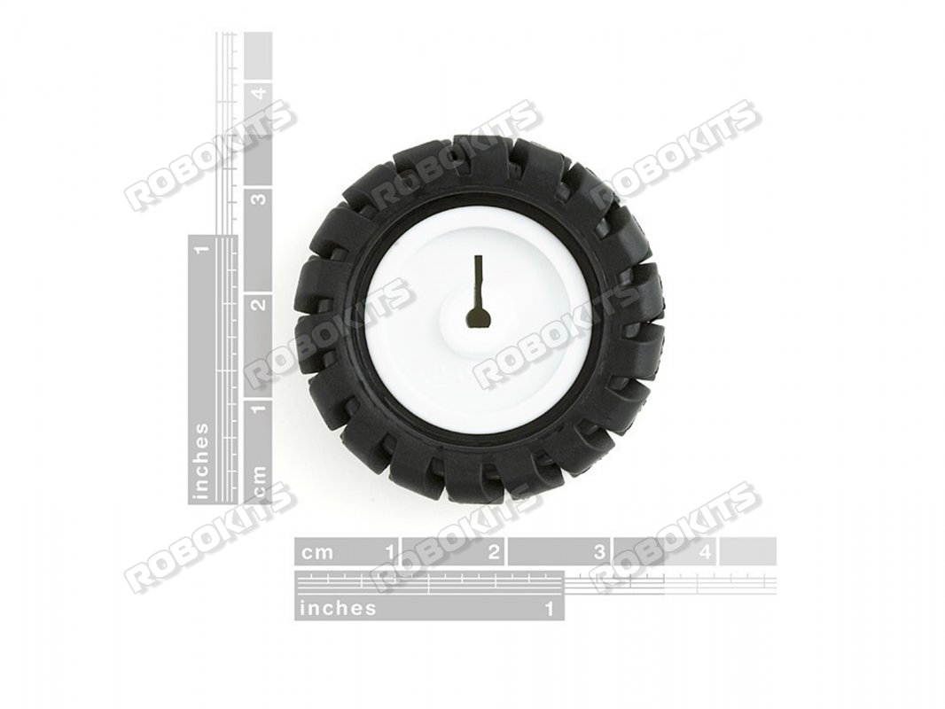 D-axis 43MM tracking rubber wheel for N20 DC Geared Motor - Click Image to Close