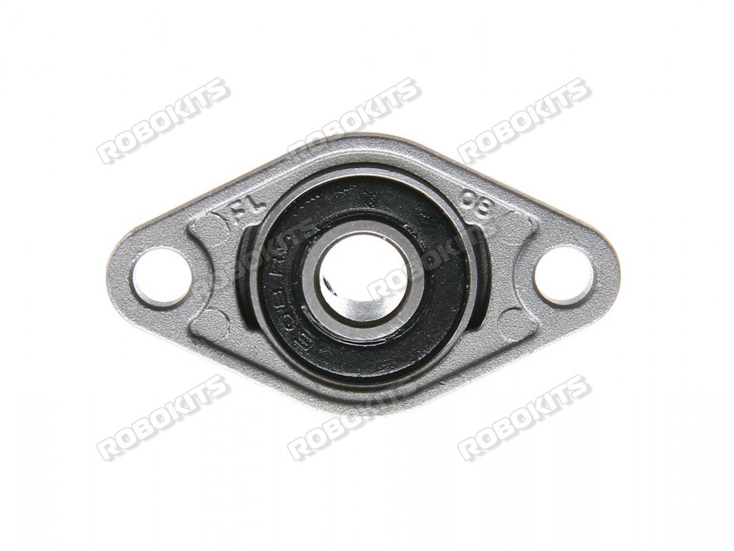 Astro KFL08 8mm Inner diameter High Quality Zinc Alloy Pillow Block Flange Bearing - Click Image to Close