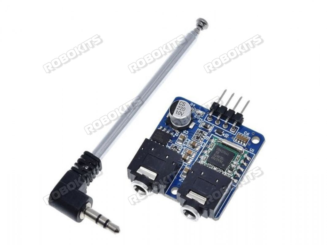 TEA5767 FM Stereo Radio Module 76-108MHZ With Antenna Compatible with Arduino - Click Image to Close