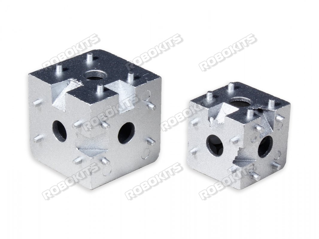 Three Way Angle Cubic Connector Junction Corner Bracket for 4040 Series Aluminium Profile - Click Image to Close