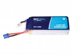 Skycell 14.8V 4S 22000mah 25C (Lipo) Lithium Polymer Rechargeable Battery