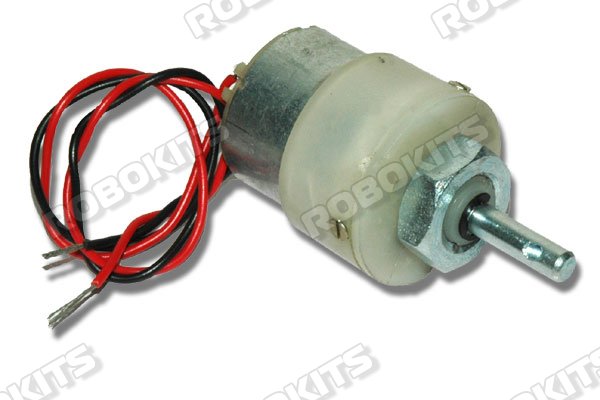 300RPM 12V DC Motor with Gearbox