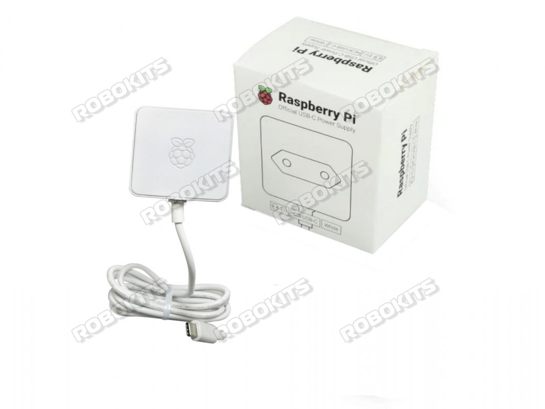 Raspberry Pi 15.3W USB-C Power Supply for Rpi4 B (Original)
