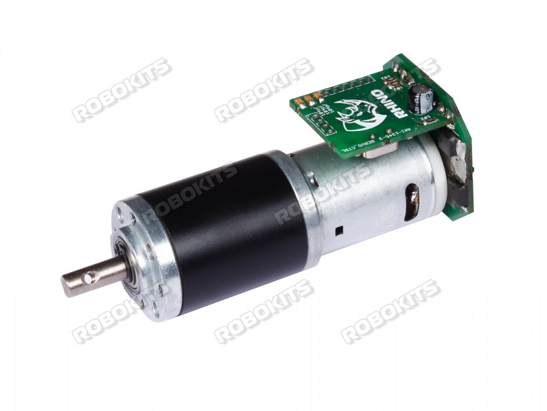 Rhino 12V 800RPM 3Kgcm Heavy Duty DC Planetary Geared Motor with Driver - Click Image to Close