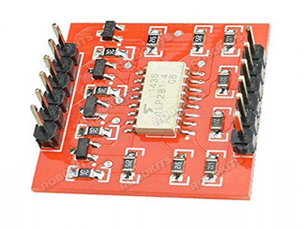 1X 3/4 Channel Optocoupler Isolation Opto-isolator High/Low Level TLP281 Module 